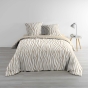 Parure 3 pièces 240 x 220 cm imprimé 100% coton 42 fils allover ZEBRIS