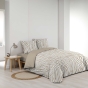 Parure 3 pièces 240 x 220 cm imprimé 100% coton 42 fils allover ZEBRIS