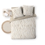 Parure 3 pièces 240 x 220 cm imprimé 100% coton 42 fils allover ZEBRIS