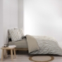 Parure 3 pièces 240 x 220 cm imprimé 100% coton 42 fils allover ZEBRIS