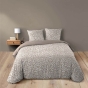 Parure de lit 3 pièces 240 x 220 cm imprimé 100% coton 42 fils WILD