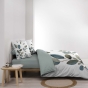 Parure de lit 3 pièces 240 x 220 cm 100% coton 42 fils JOYCE