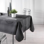 Nappe antitache rectangle 150 x 240 cm polyester imprimé – Kosmo Anthracite