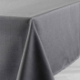 Nappe rectangulaire 140 x 250 cm – Chambray Uni Enduit – Newton Anthracite