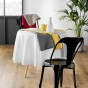 Nappe ronde Ø 180 cm – Polyester uni – Essentiel Béton – Finition ourlet