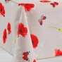 Nappe antitache rectangle 150 x 240 cm polyester imprimé – Sweet poppy
