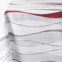 Nappe antitache rectangle 150 x 240 cm polyester imprimé – Ondulys Rouge