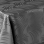 Nappe rectangle jacquard plumette Anthracite 140 x 240 cm antitache