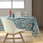 Nappe rectangle 145 x 240 cm polyester imprime stylis Bleu