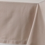 Nappe Rectangle 140 x 240 cm – Coton Uni CHARLINE – Beige