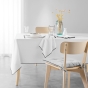 Nappe rectangle 140 x 240 cm – Coton uni Mistraline Blanc