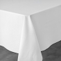 Nappe rectangle 140 x 240 cm – Coton uni Mistraline Blanc