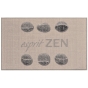tapis deco rectangle 50 x 80 cm imprime esprit zen