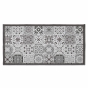 Tapis deco rectangle 57 x 115 cm imprime persane Gris