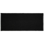 Tapis deco rectangle 50 x 120 cm uni primobis Noir