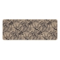 Tapis rectangle 45 x 120 cm tisse imprime stylis Noir