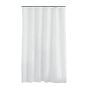 Rideau de douche avec crochets 180 x 200 cm –  ESSENCIA Blanc – Imperméable & déco