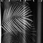 RIDEAU DE DOUCHE AVEC CROCHETS 180x200 CM POLYESTER IMPRIME ORBELLA NOIR/ARGENT