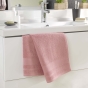 Serviette de toilette 50 x 90 cm eponge unie tendresse Bois De Rose
