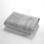 Serviette de toilette 50 x 90 cm eponge unie tendresse Gris Perle