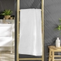 Drap de douche 70 x 130 cm eponge unie tendresse Blanc