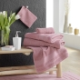 Drap de douche 70 x 130 cm eponge unie tendresse Bois De Rose