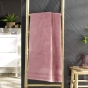 Drap de douche 70 x 130 cm eponge unie tendresse Bois De Rose