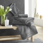 Drap de bain 90 x 150 cm – Coton éponge uni Tendresse Anthracite – 500 g/m²