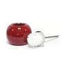 BROSSE WC (0) 15.8 x 37 CM CERAMIQUE UNIE BULLEA FRAMBOISE