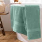 Drap de bain 90 x 150 cm — éponge coton peigné Élégance 600 g/m² - Céladon