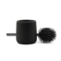 BROSSE WC Ø 10.5 x 38.5 CM CERAMIQUE UNIE SOFT TOUCH CERALIA NOIR