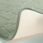 TAPIS DE BAIN 50 x 80 CM MICROFIBRE UNIE RELIEF RICOCHET SAUGE