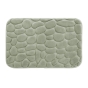 TAPIS DE BAIN 50 x 80 CM MICROFIBRE UNIE RELIEF RICOCHET SAUGE