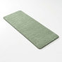 Tapis de Bain 50 x 120 cm – Microfibre Unie Relief Ricochet – Ultra Doux & Absorbant Sauge