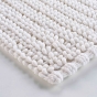 Tapis de bain 50 x 80 cm – Coton fils chenille – Ultra absorbant – Antidérapant – Voltis