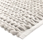 Tapis de bain 50 x 80 cm – Coton / polyester fils chenille – Doux et absorbant – Ariel Naturel