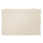 Tapis de bain 50 x 80 cm – Coton / polyester fils chenille – Doux et absorbant – Ariel Naturel