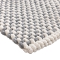 Tapis de bain 50 x 80 cm – Coton / polyester fils chenille – Doux et absorbant – Rafael – naturel