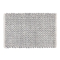 Tapis de bain 50 x 80 cm – Coton / polyester fils chenille – Doux et absorbant – Rafael – naturel