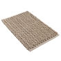 Tapis de bain 50 x 80 cm – Coton / polyester fils chenille – Doux et absorbant – Ariel Sable