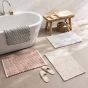 Tapis de bain 50 x 80 cm – Coton / polyester fils chenille – Doux et absorbant – Rafael – Cèdre
