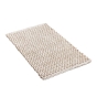 Tapis de bain 50 x 80 cm – Coton / polyester fils chenille – Doux et absorbant – Rafael – Sable