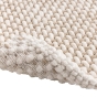 Tapis de bain 50 x 80 cm – Coton / polyester fils chenille – Doux et absorbant – Rafael – Sable