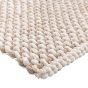 Tapis de bain 50 x 80 cm – Coton / polyester fils chenille – Doux et absorbant – Rafael – Sable