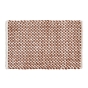 Tapis de bain 50 x 80 cm – Coton / polyester fils chenille – Doux et absorbant – Rafael – Terracotta