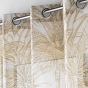 Voilage a oeillets 140 x 240 cm voile sable imprime Dune