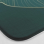 Tapis contour wc 45 x 45 cm microfibre imprimée Jade