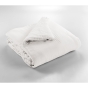 Édredon 180 x 240 cm - Double Gaze de Coton 125 gr/m² - Uni Gaïa Blanc