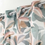 Voilage à Œillets 140 x 240 cm – Voile Sablé Imprimé Lavinia