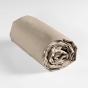 Pack 4 pièces Housse de couette 240 x 220 cm Lunabella + 2 taies + drap housse 140 Beige